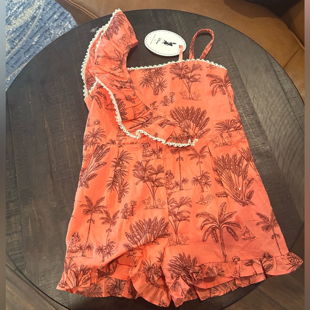 NWT Janie & Jack Disney Moana romper 3T